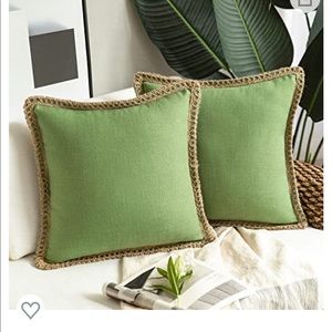 Pillow covers for couch or porch